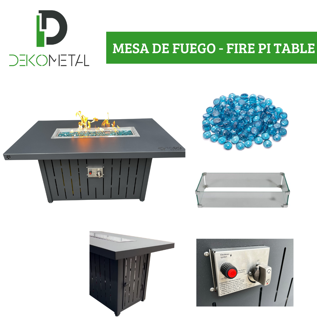 MESA DE FUEGO - FIRE PIT TABLE