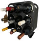 Rackuvin – Rack de vino de acero para 9 botellas