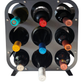 Rackuvin – Rack de vino de acero para 9 botellas