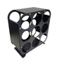 Rackuvin – Rack de vino de acero para 9 botellas
