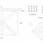 Mesa Comedor NORDIC X
