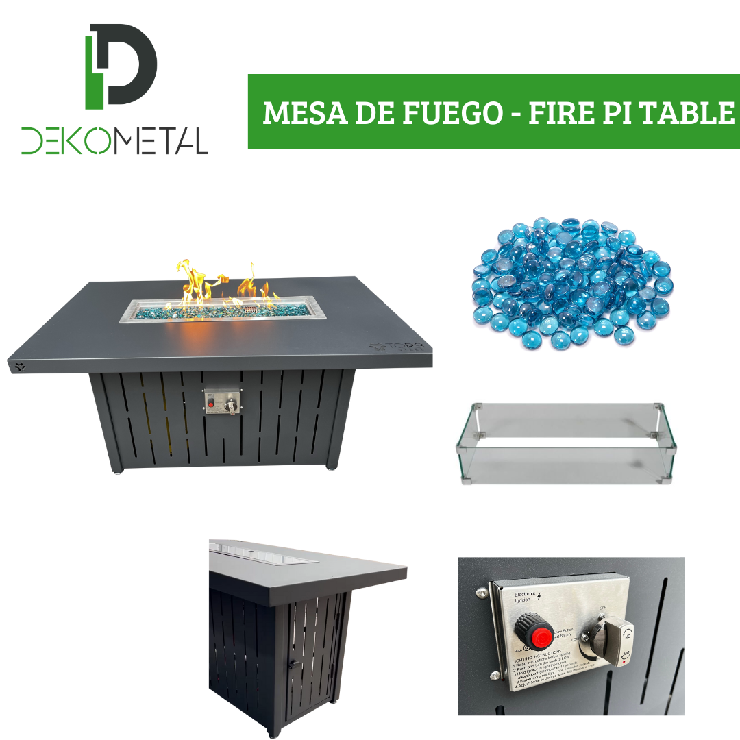 MESA DE FUEGO  - FIRE PIT  TABLE