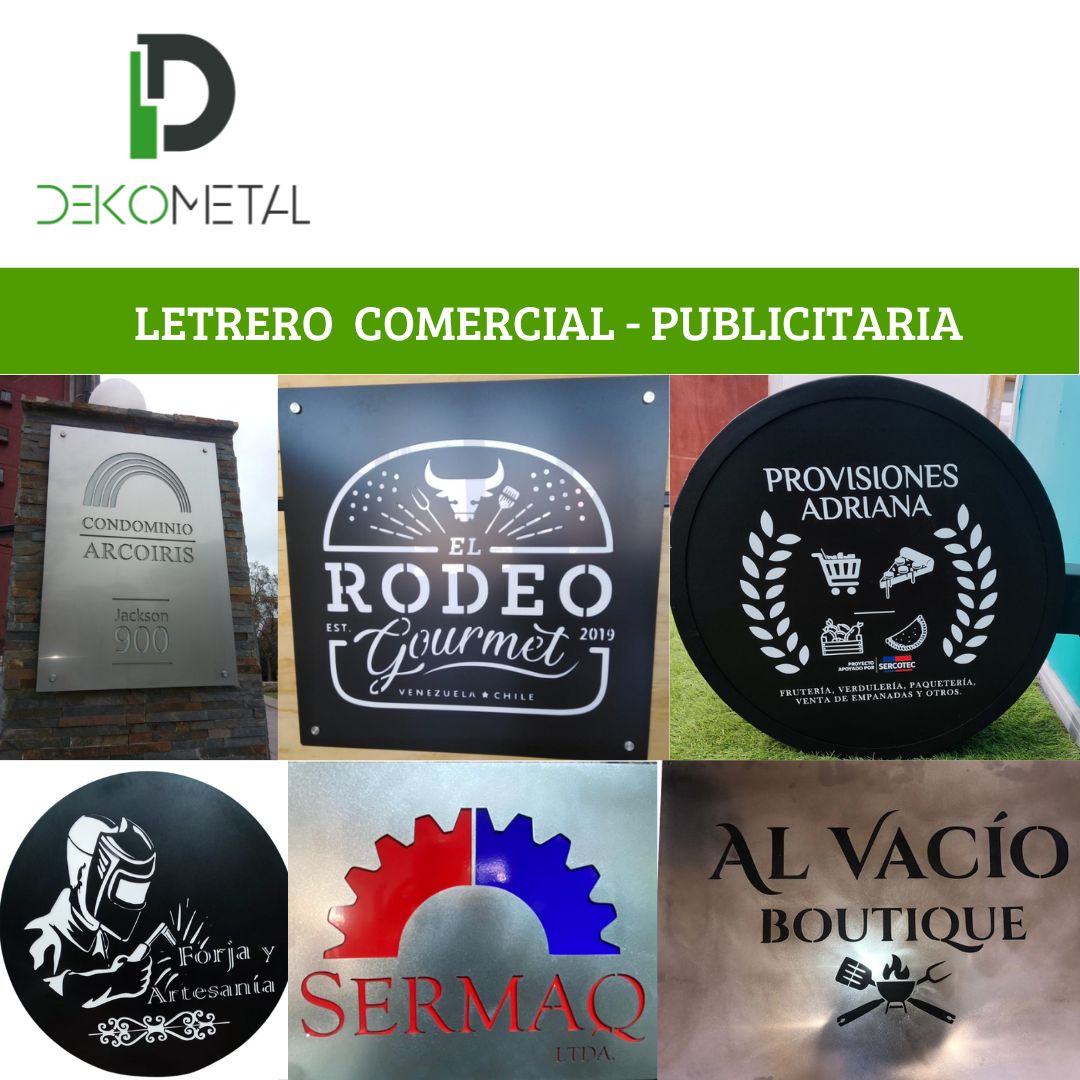 LETRERO PUBLICITARIOS - COMERCIAL