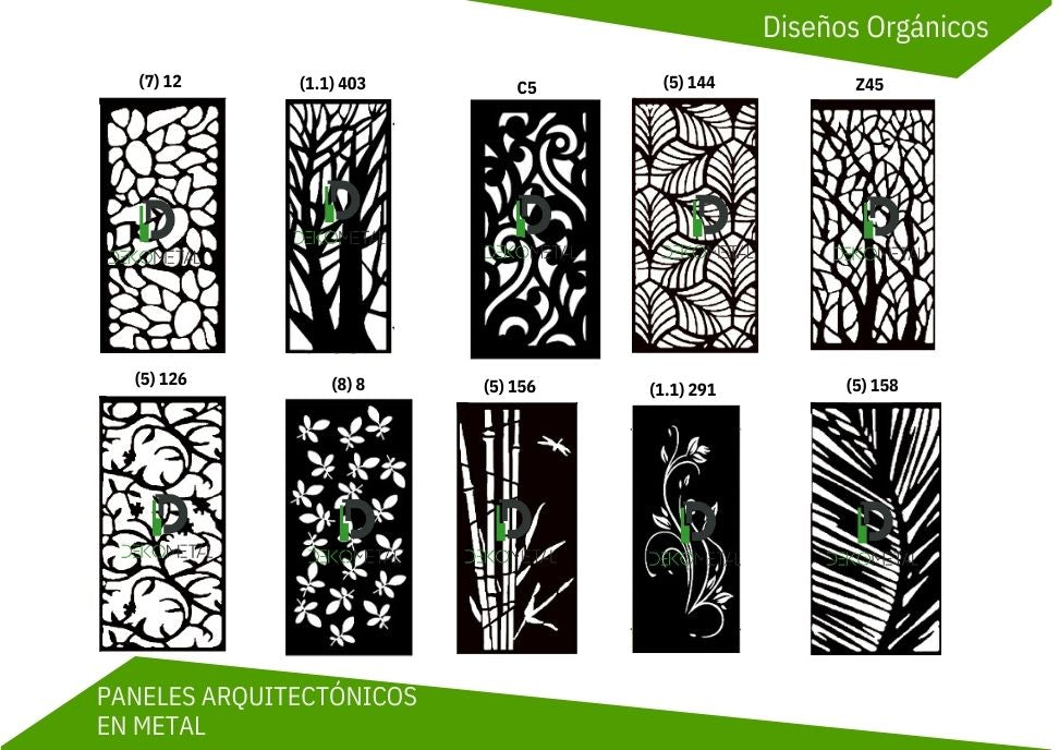 SEPARADOR DE AMBIENTES DISEÑO ORGANICOS