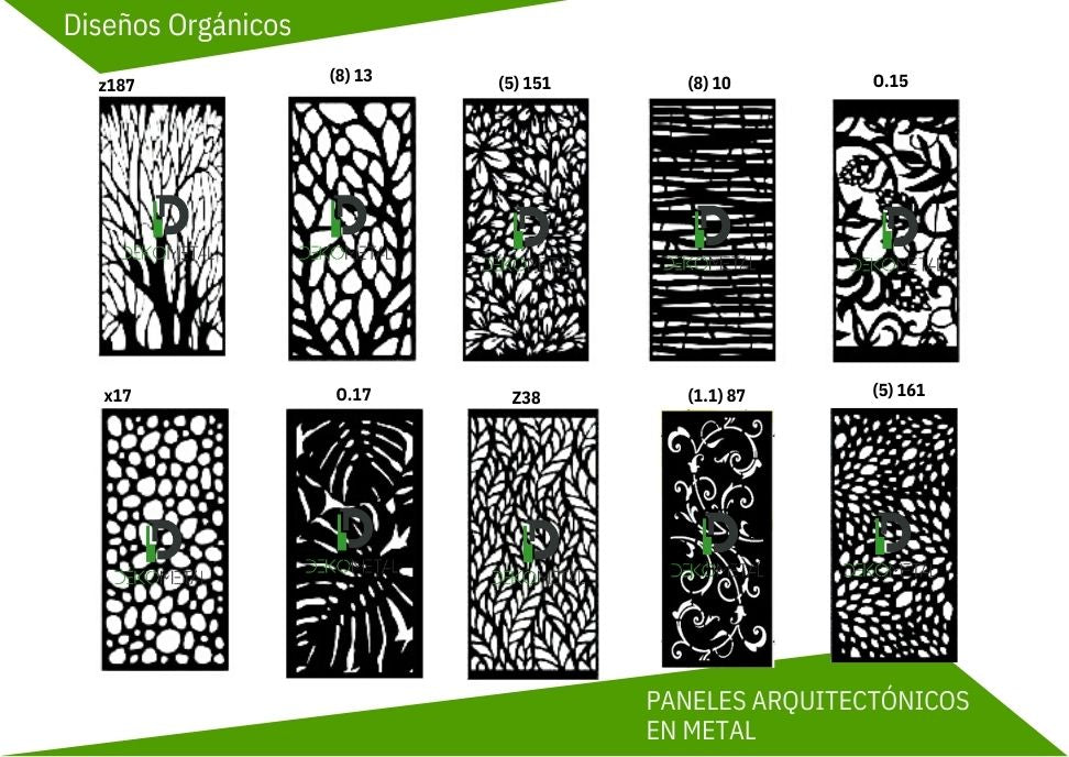 SEPARADOR DE AMBIENTES DISEÑO ORGANICOS