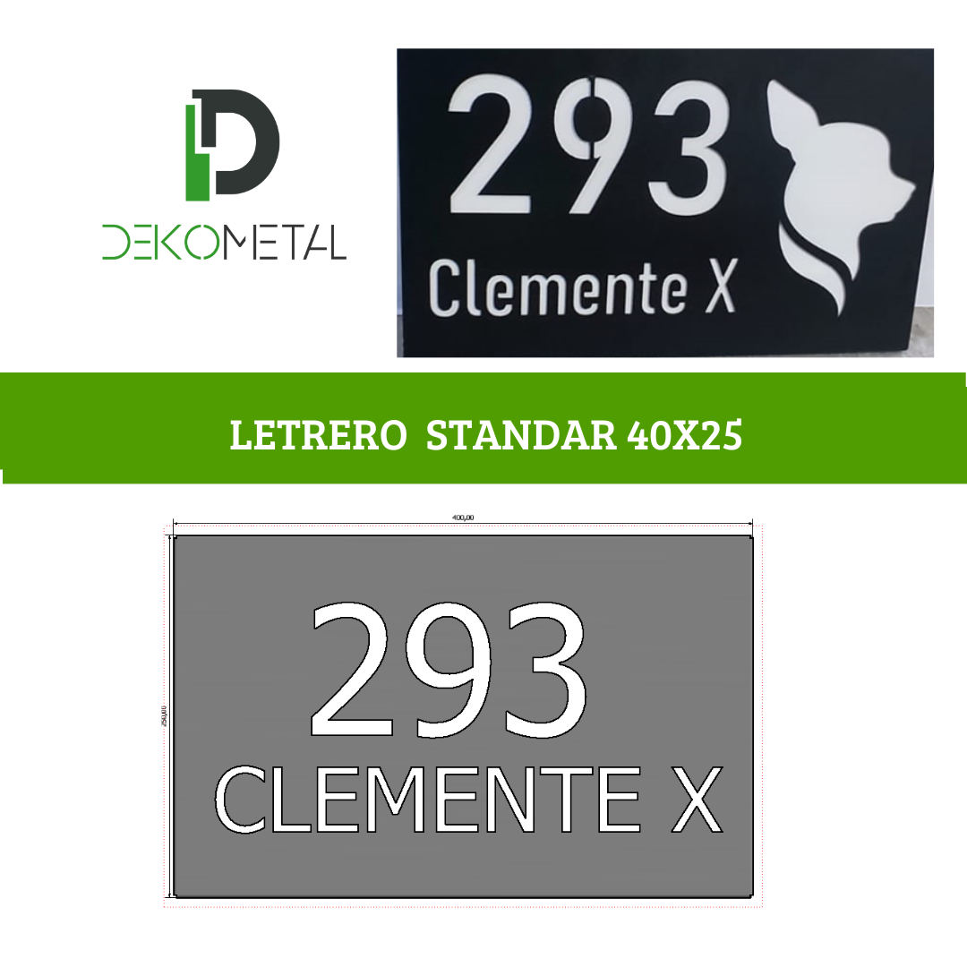 LETRERO CON PLEGADO 40X25